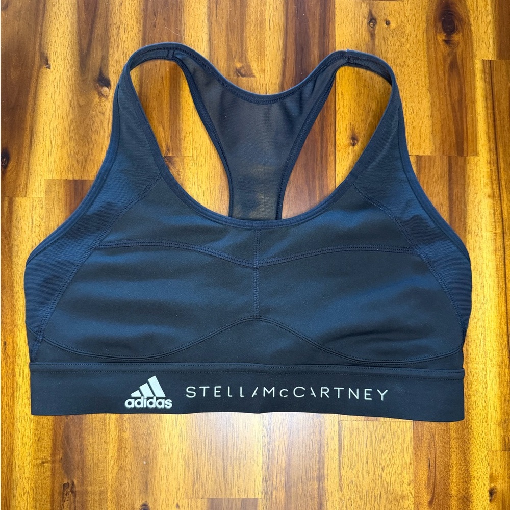 Adidas x Stella McCartney Black Sports Bra